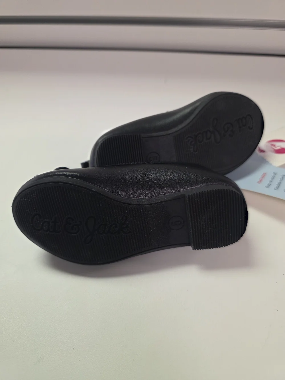 Cat & Jack Black Girls' Mary Jane Ballet Flats